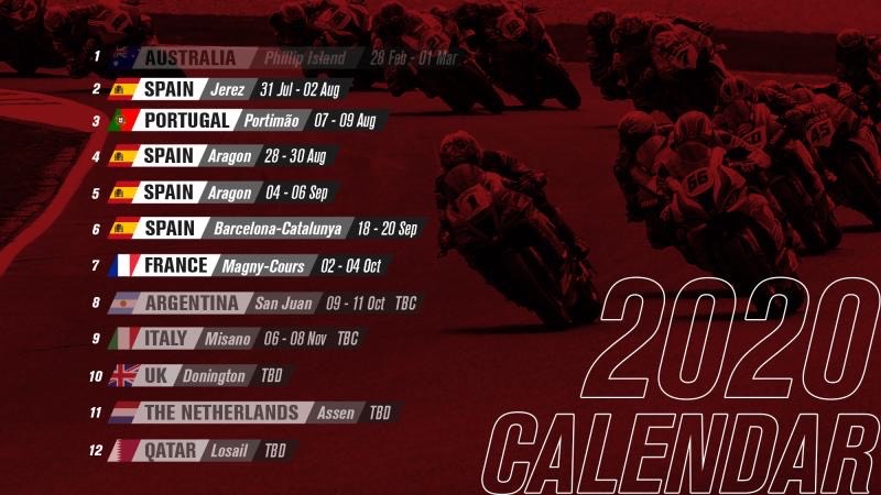 Calendário Mundial de Superbike  Moto Channel Brazil