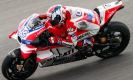 Andrea Dovizioso faz a pole position debaixo de chuva