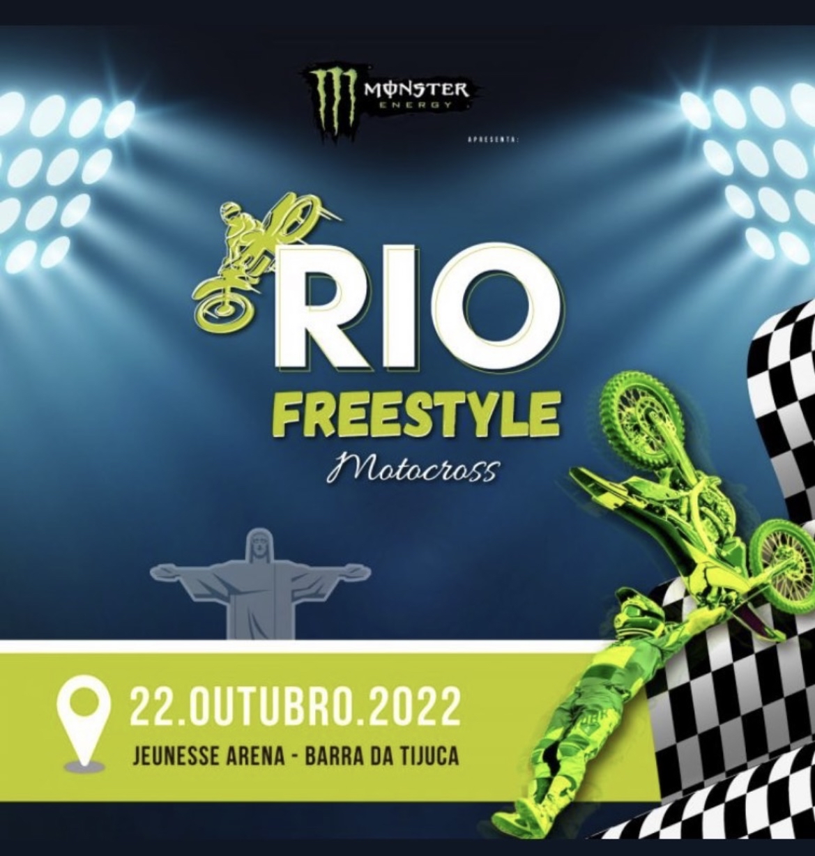 Rio Freestyle Motocross ganha segunda edição no Rio de Janeiro, Dino