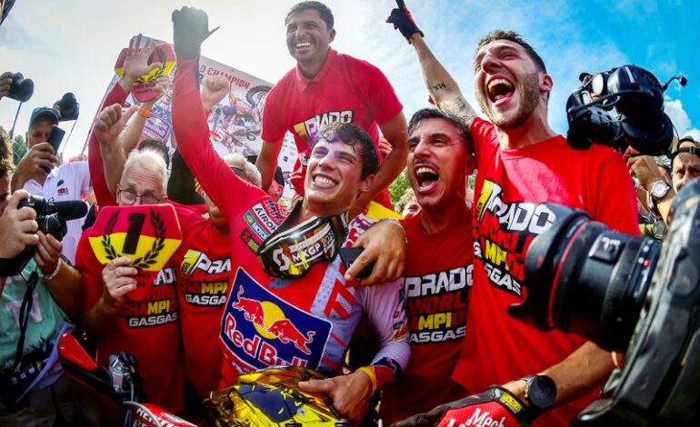 Jorge Prado se torna o Campeão Mundial de Motocross em 2023