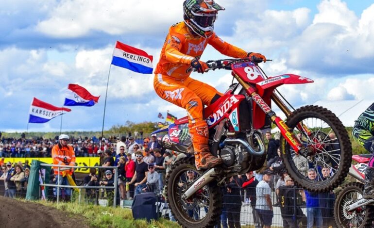Jeffrey Herlings vence em casa e mira no título 2026 do Mundial de Motocross
